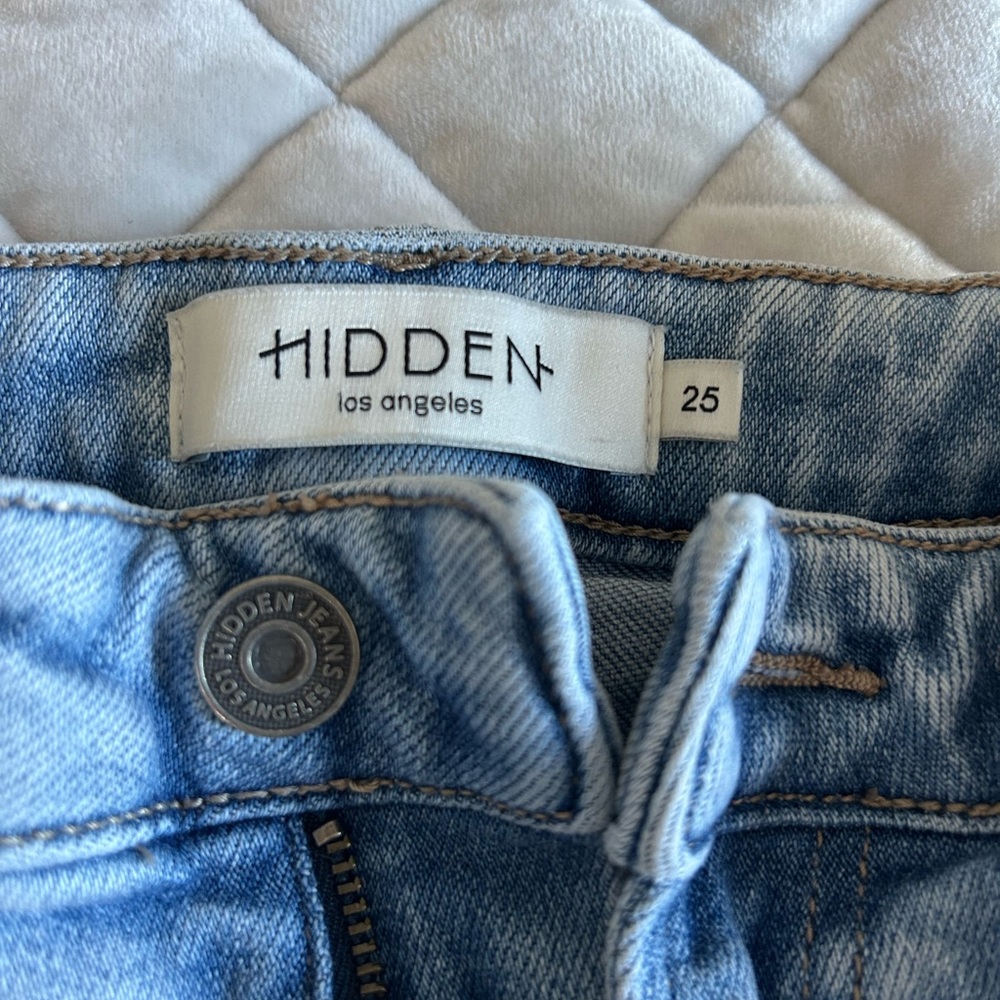 Hidden Jeans Los Angeles High-Rise Light Blue Denim Jeans - Size 25